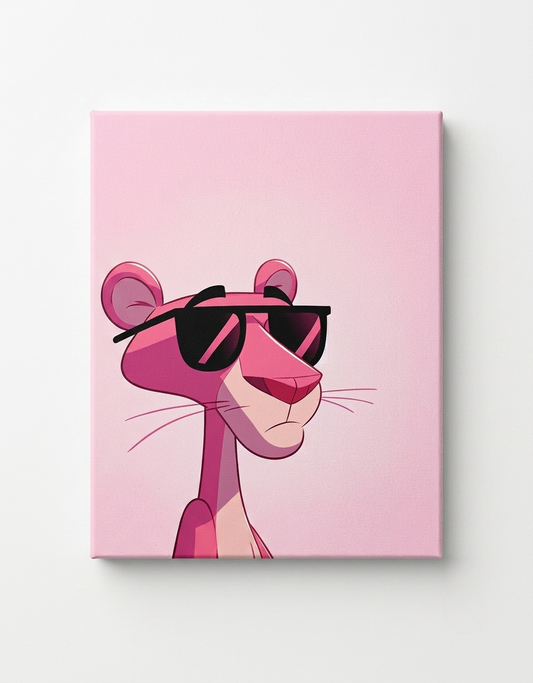 Pink Panther Rhinestone Canvas Art Kit