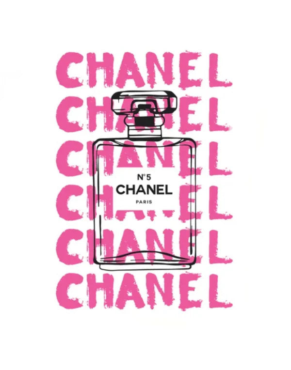 Pink bottle  Rhinestone Canvas Art Kit