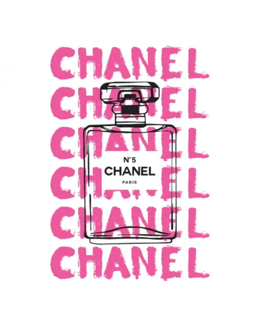 Pink bottle  Rhinestone Canvas Art Kit