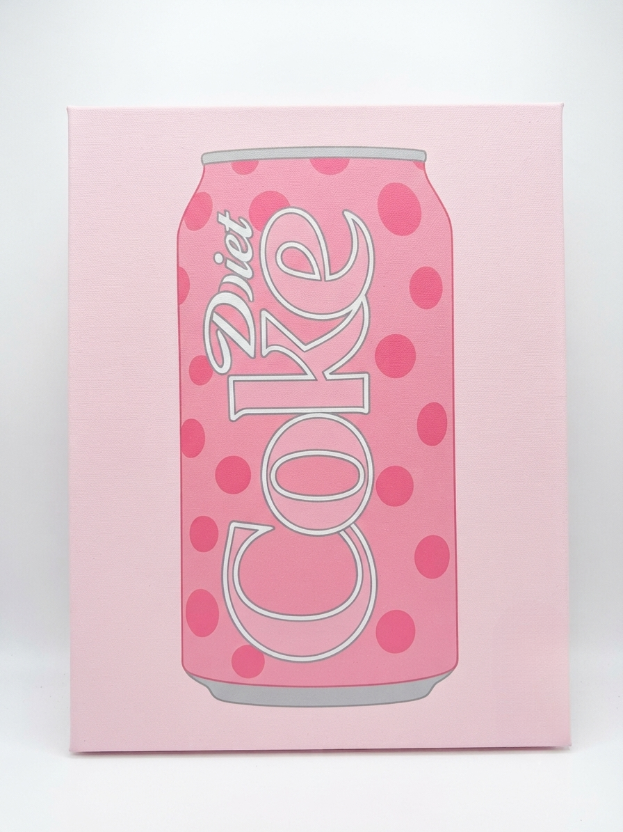 Kit de arte en lienzo con diamantes de imitación de Coca-Cola Zero