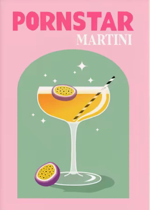 Pornstar Martini Rhinestone Canvas Art Kit
