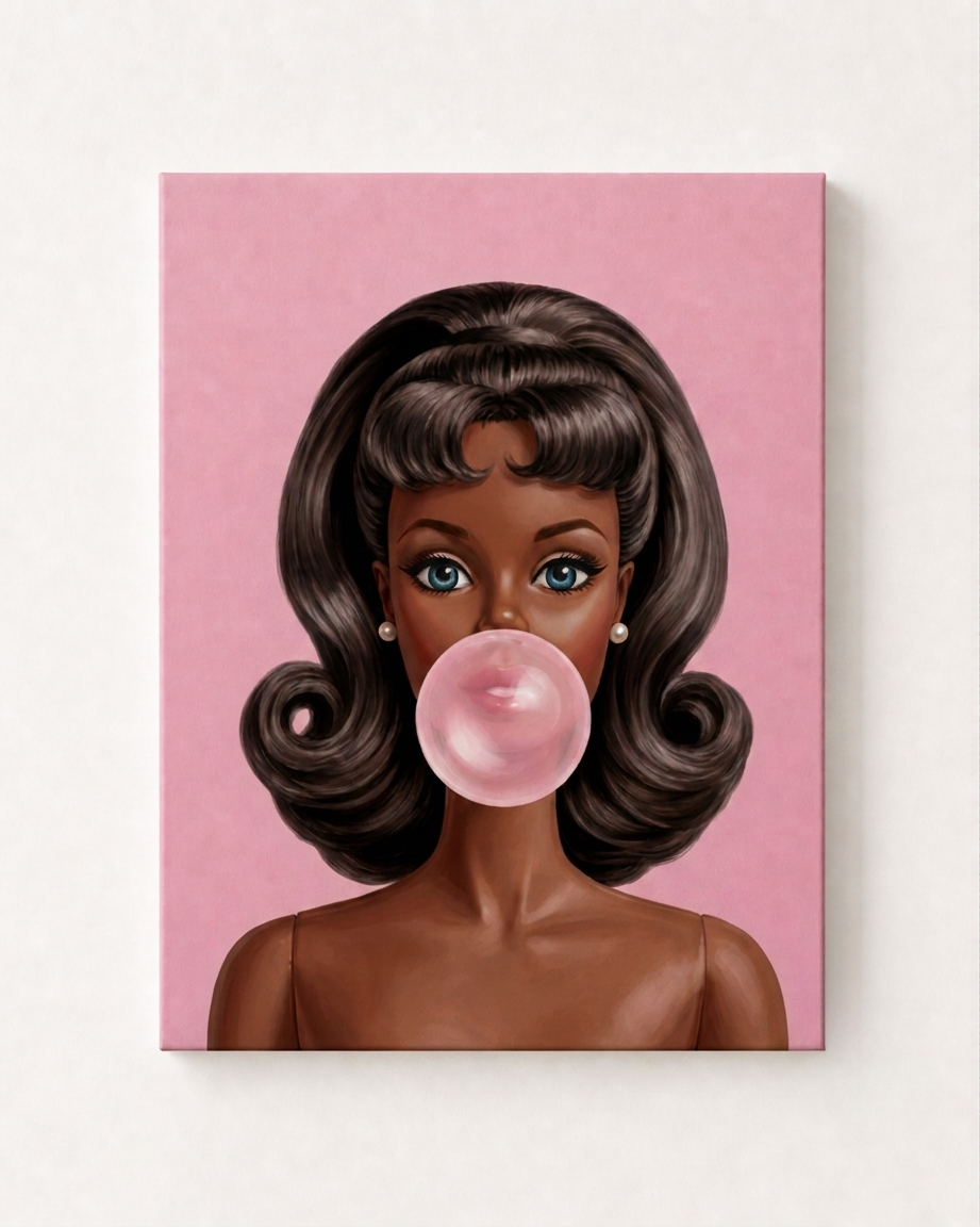Barbie Rhinestone Canvas Kit