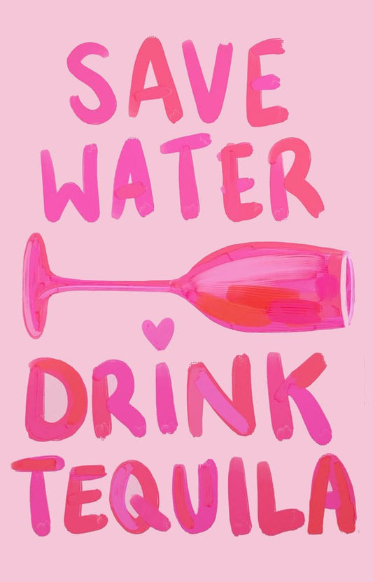 Save Water and Drink Tequila Rhinestone Canvas Art Kit