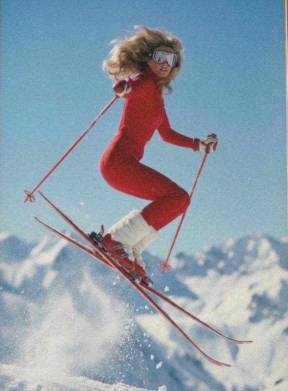 Ski Barbie Rhinestone Canvas Art Kit