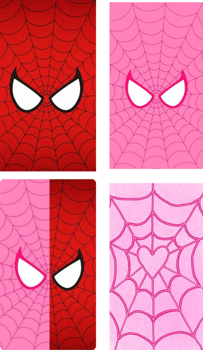 Spidey Eyes & Web Rhinestone Canvas Art Kit-Portrait (Vertical)
