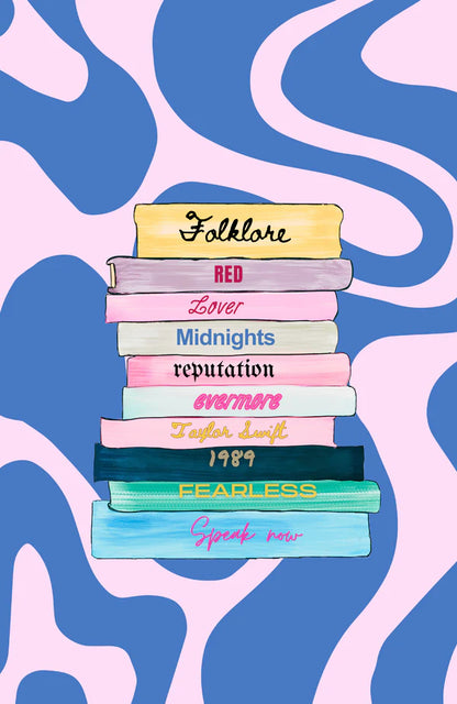 Taylor Swift book stack Rhinestone Canvas Art Kit