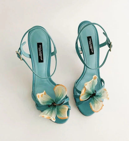 Teal heel Rhinestone Canvas Art Kit