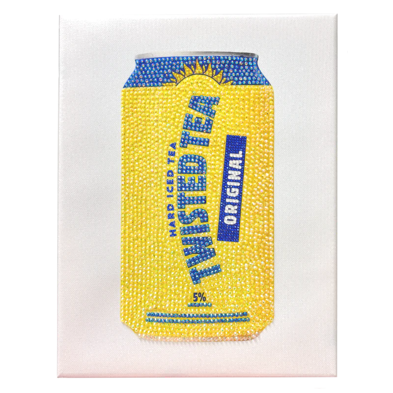 Twisted Tea Rhinestone Canvas Art Kit
