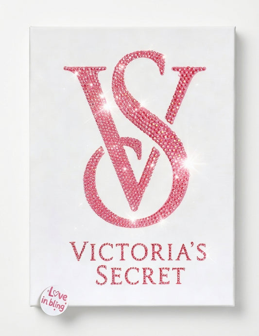 Victoria's Muse Pink Rhinestone Canvas Art Kit
