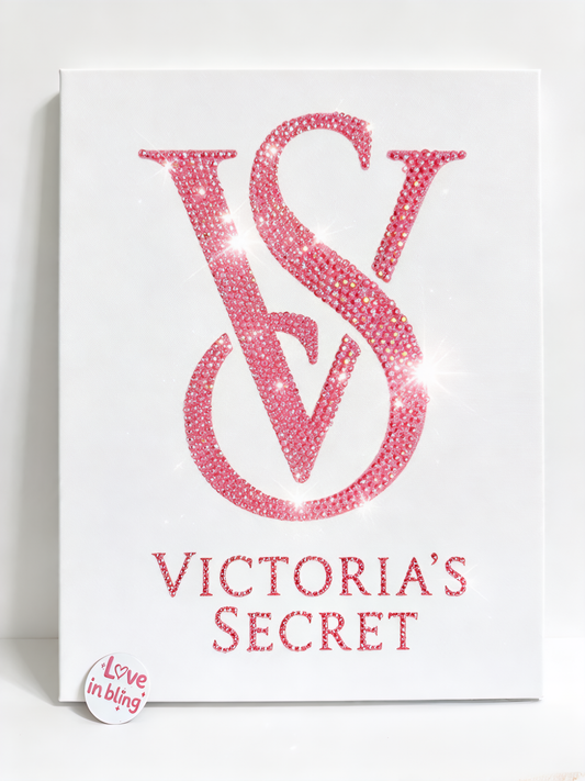 Kit de arte en lienzo con diamantes de imitación de Victoria's Secret