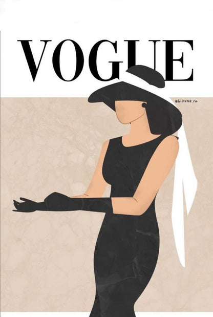 Vogue Rhinestone Canvas Art Kit