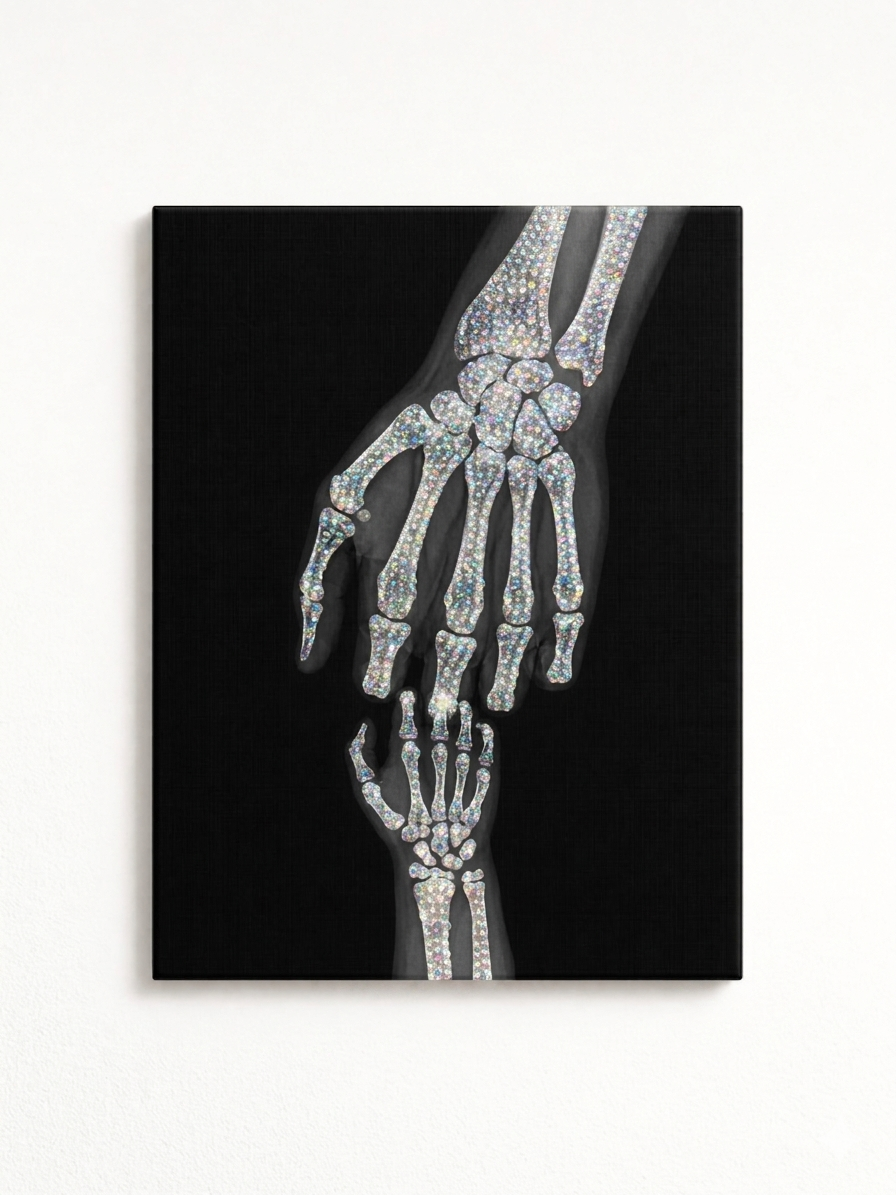 X-Ray Endless Love Rhinestone Canvas Art Kit (Father's Day Edition)
