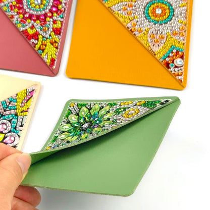DIY Diamond Painting Corner Bookmark Kit (4pcs)