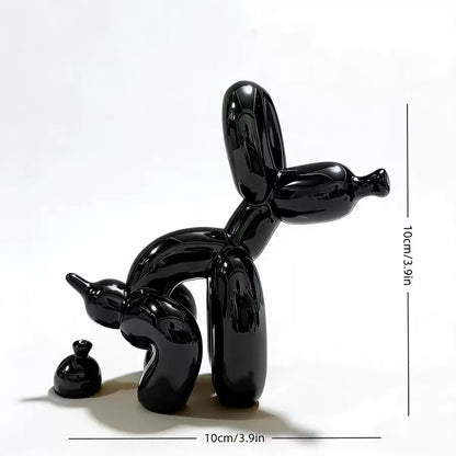 DIY Rhinestone Pooping Balloon Dog Craft Kit Decor Figurine
