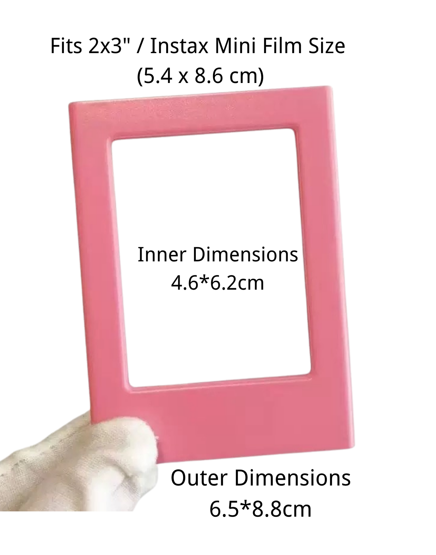 6-Pack Fridge Magnet Photo Frames kit (with 6 photos)