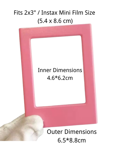 6-Pack Fridge Magnet Photo Frames kit (with 6 photos)