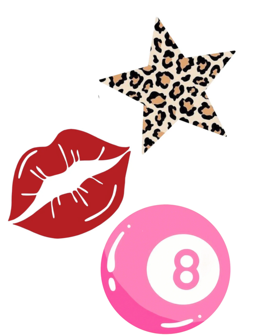 3-Pack Patterned Heat Transfer Vinyl Sheets Set