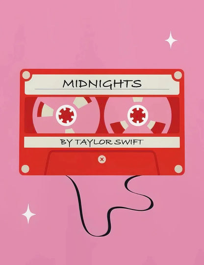 Taylor Swift Cassette Rhinestone Canvas Art Kit