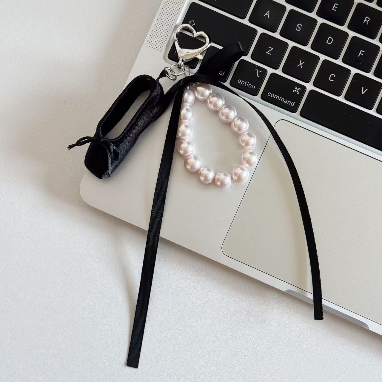 Ballet Slipper Bag Charm & Keychain