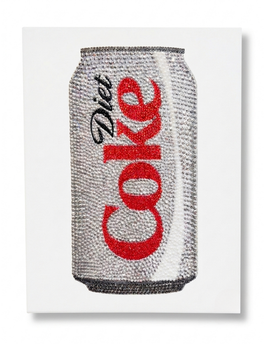 Kit de arte de lienzo de diamantes de imitación de Diet Coke