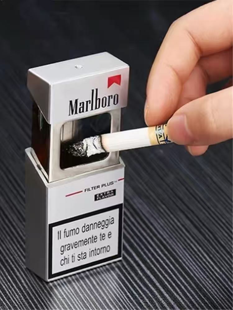 Cigarette Box Clasp Charm & Portable Ashtray