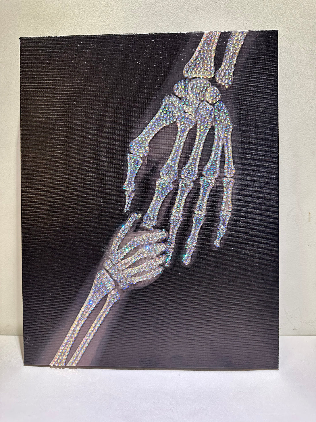 X-Ray Hand-in-Hand Rhinestone Canvas Art Kit (Mother's Day Edition)